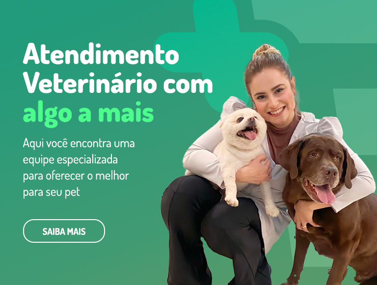 Atendimento veterinário com algo a mais.